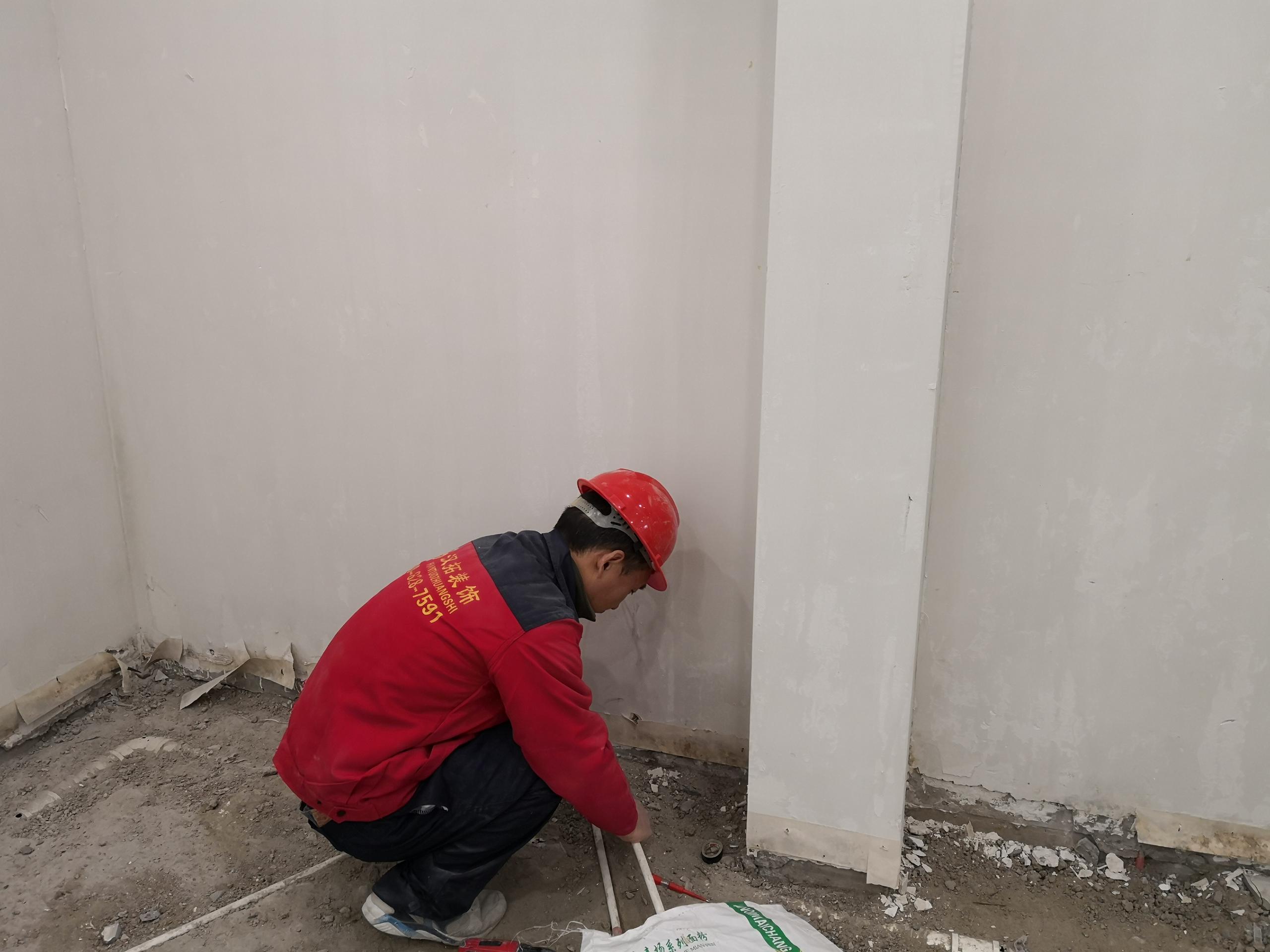 八喜供暖專賣店展廳牽手漢拓裝飾，施工進(jìn)行時(shí)....